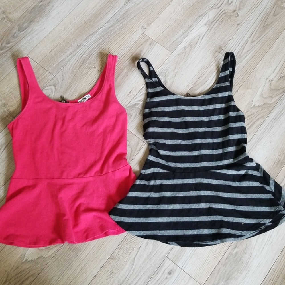 Express Peplum Tank Tops